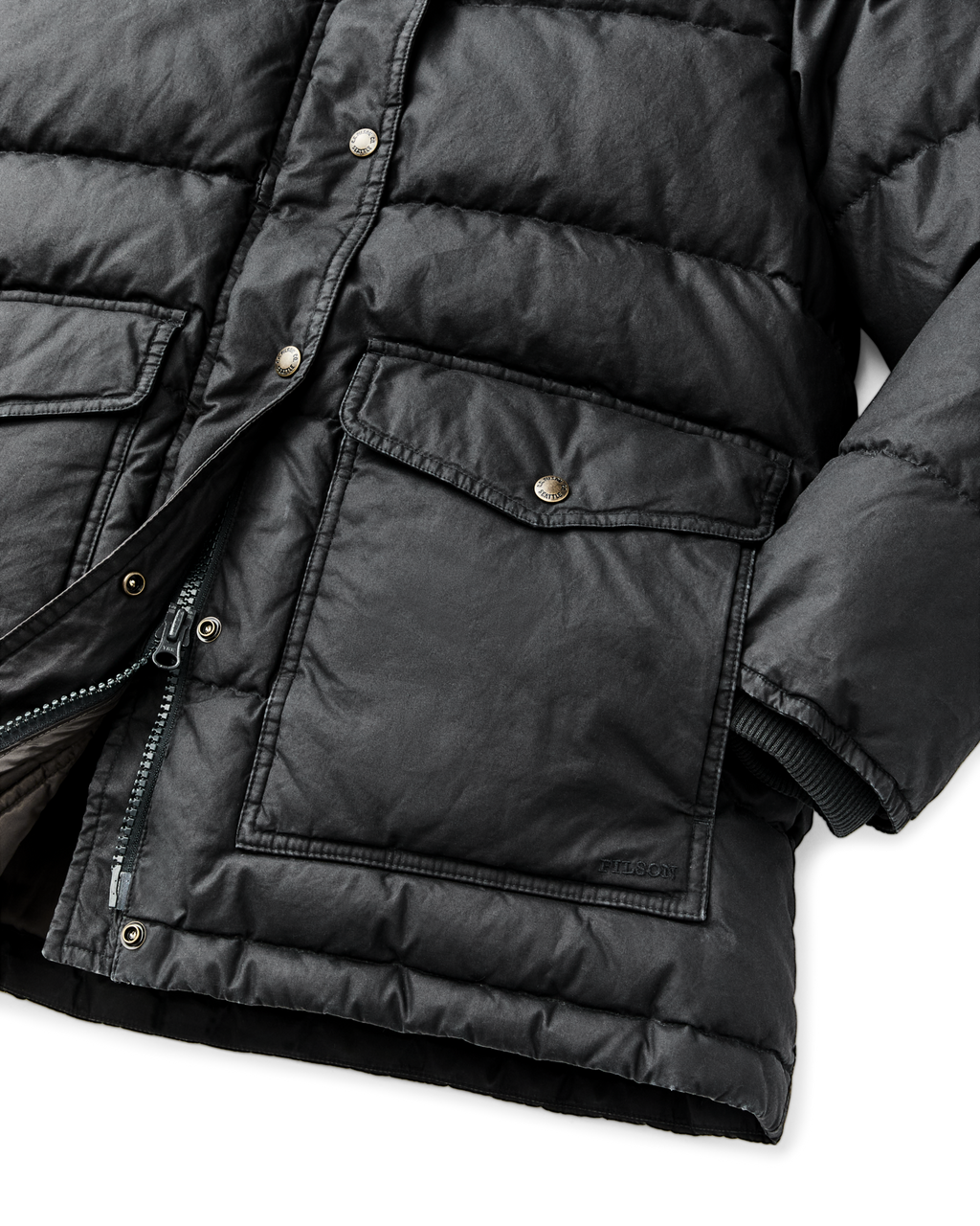 Women's Heritage Cotton Down Parka - Black