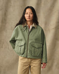 Women's Shelter Cloth Short Work Jacket - Sage Olive