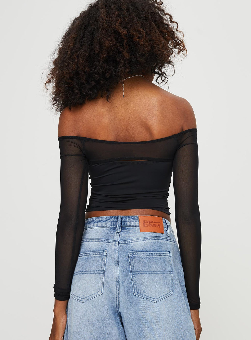 Kampton Off The Shoulder Top Black