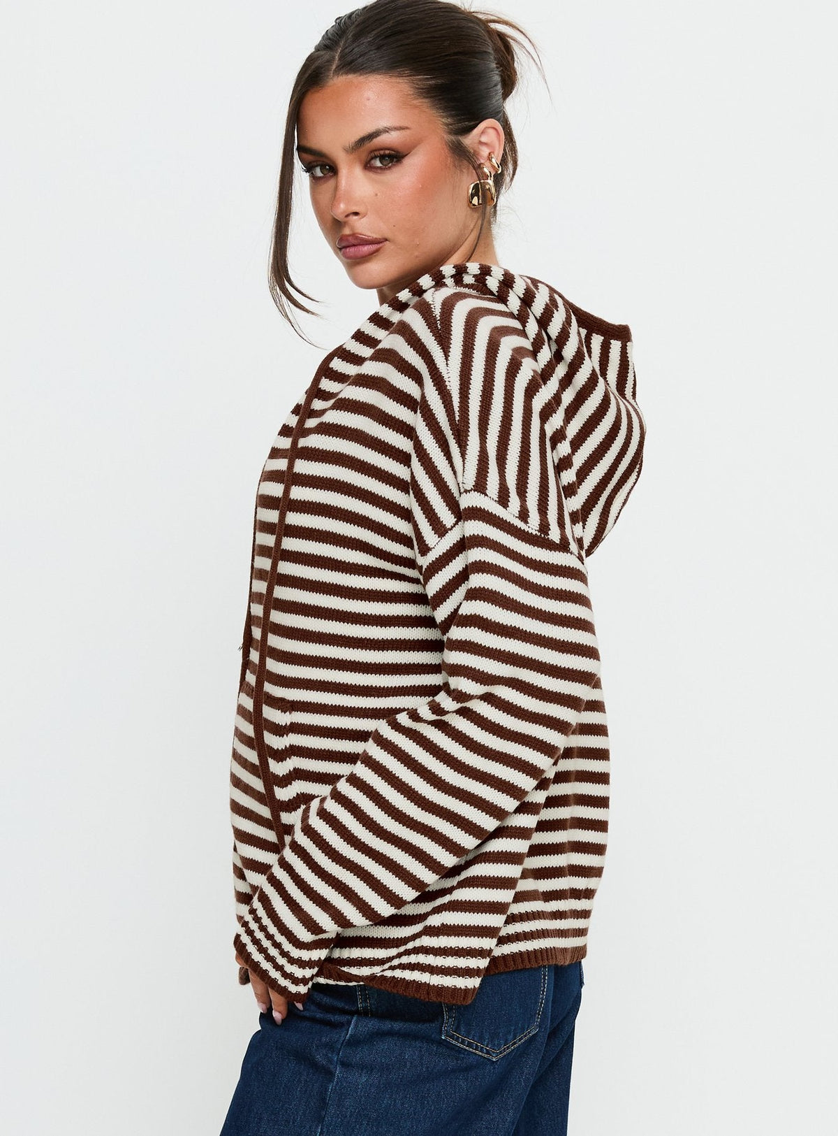 Brienna Zip Jacket Brown