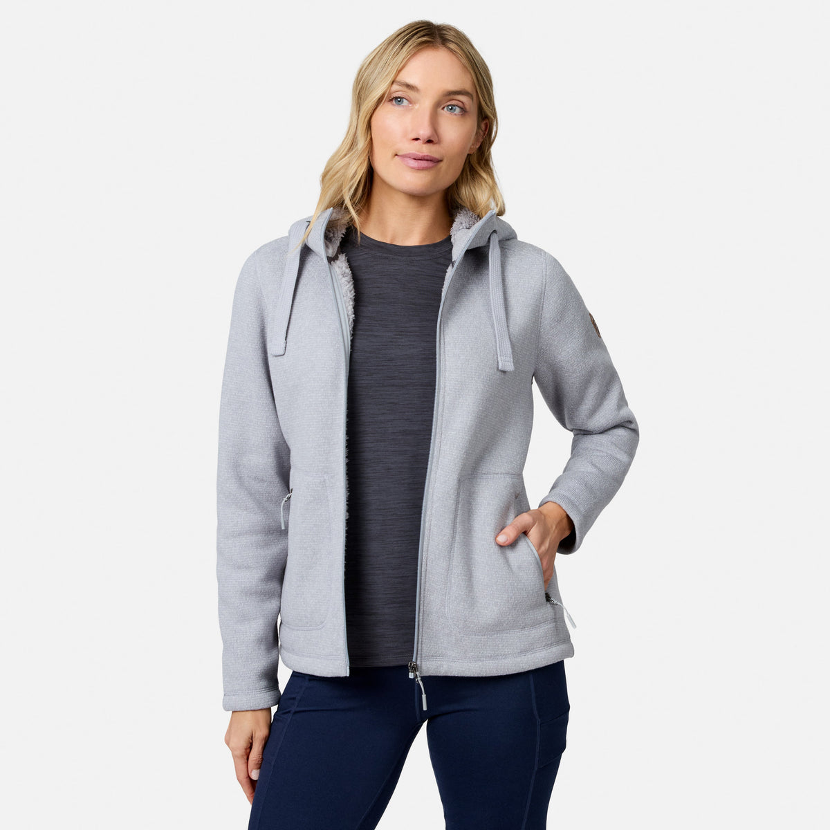 Women's Textured Mountain Fleece Jacket