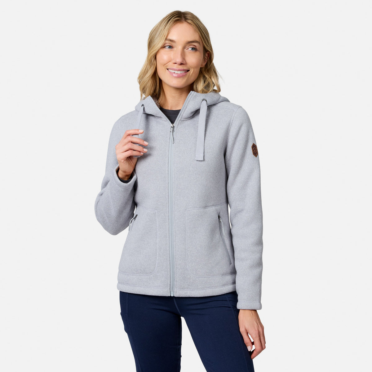 Women's Textured Mountain Fleece Jacket