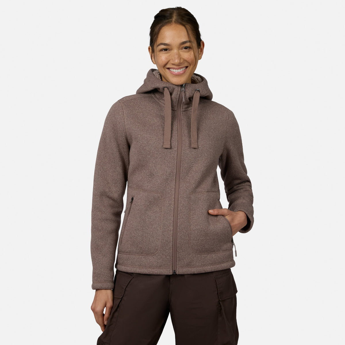 Women's Textured Mountain Fleece Jacket