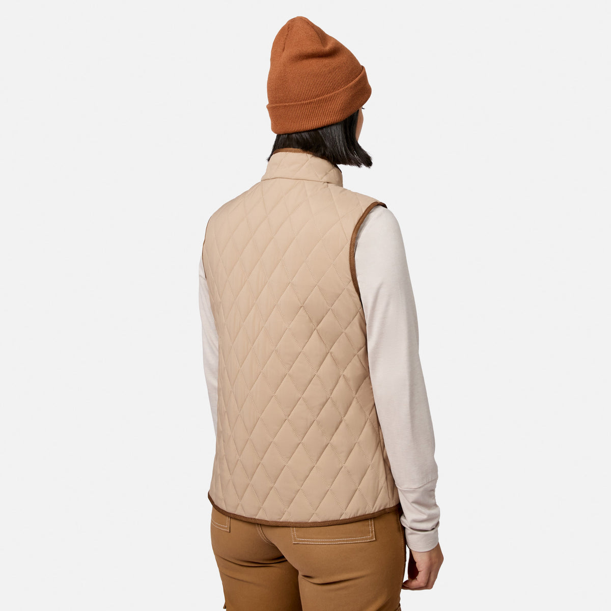 Women's Cirrus Diamond Quilted Button Down Vest