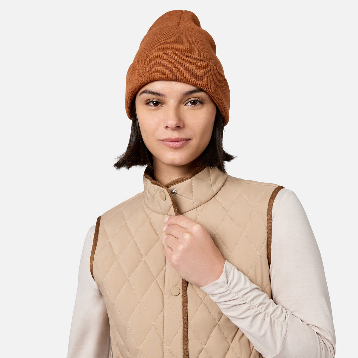 Women's Cirrus Diamond Quilted Button Down Vest