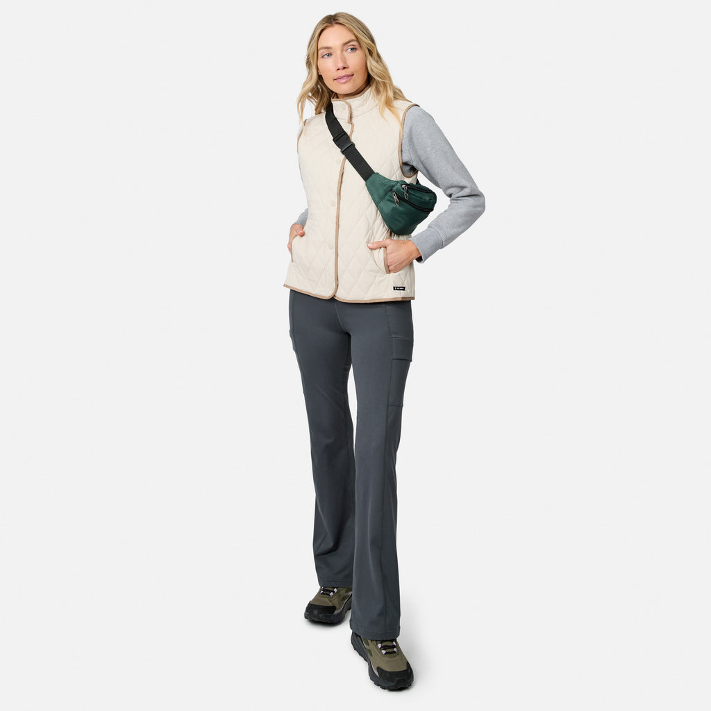 Women's Cirrus Diamond Quilted Button Down Vest