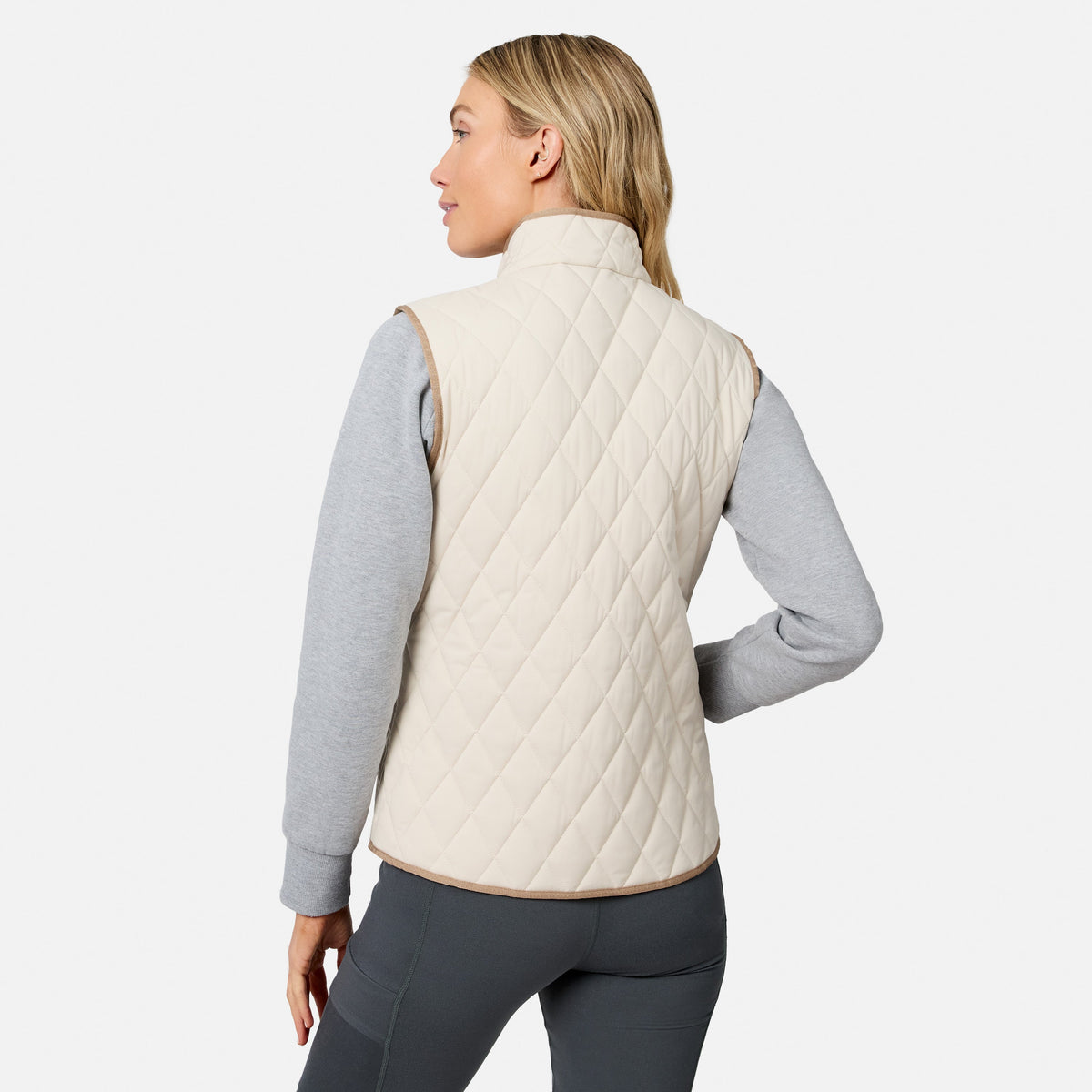 Women's Cirrus Diamond Quilted Button Down Vest