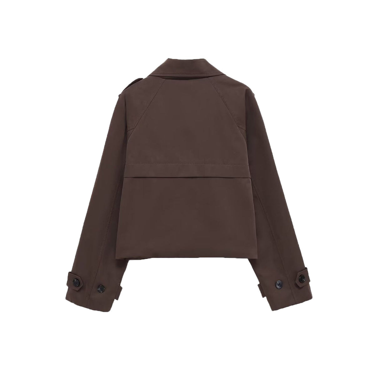 Women's Jacket Cropped Trench BYMANYC ? New York SOHO BROWN SHORT TRENCH - New Collection