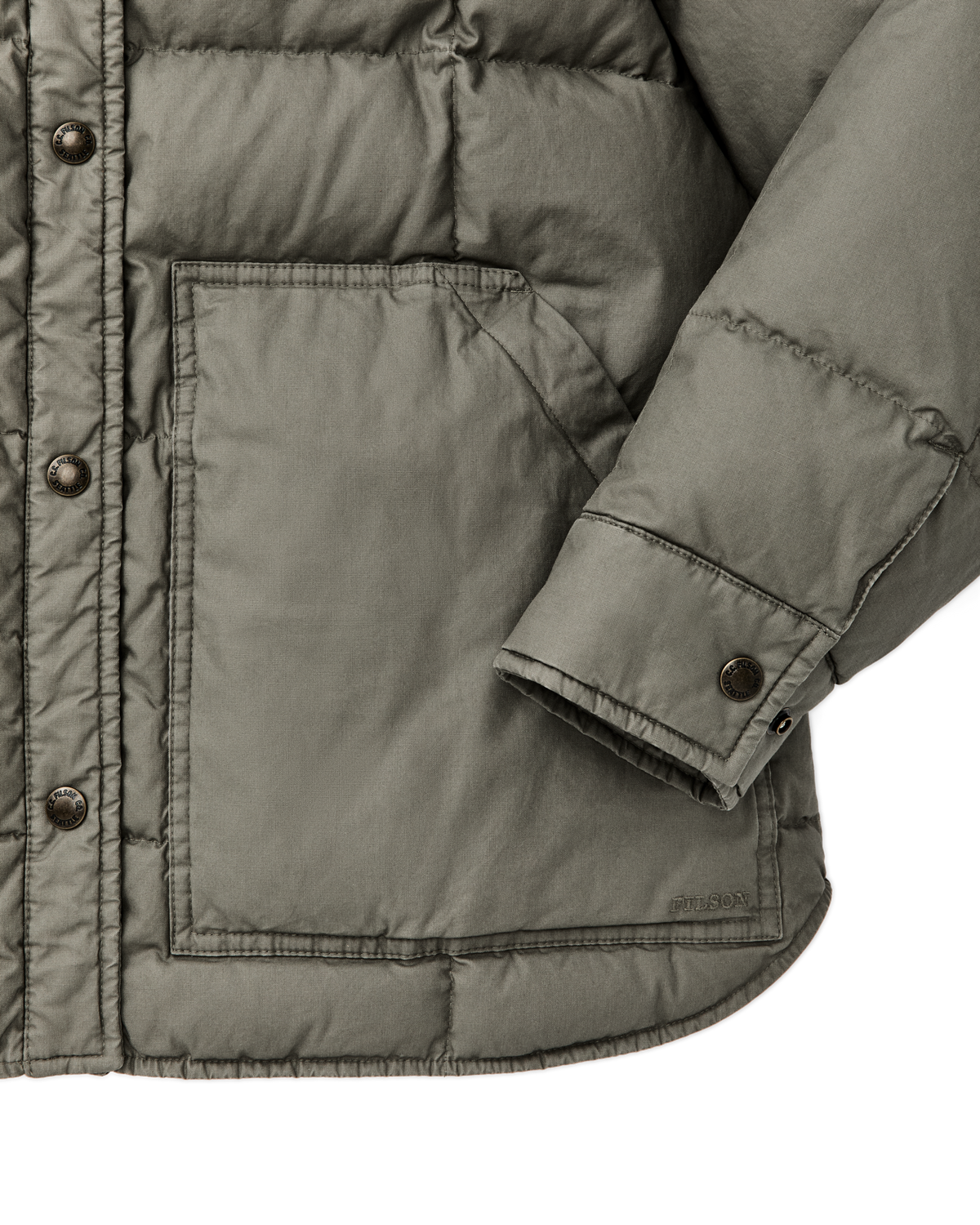 Women's Heritage Cotton Down Jacket - Smokey Olive