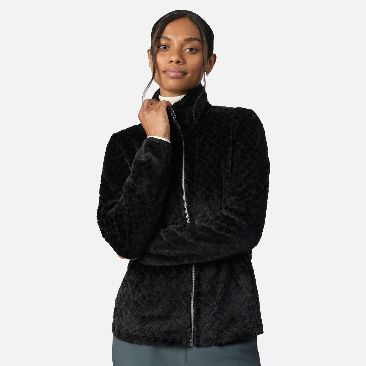 Women's Cable Butter Pile? Jacket