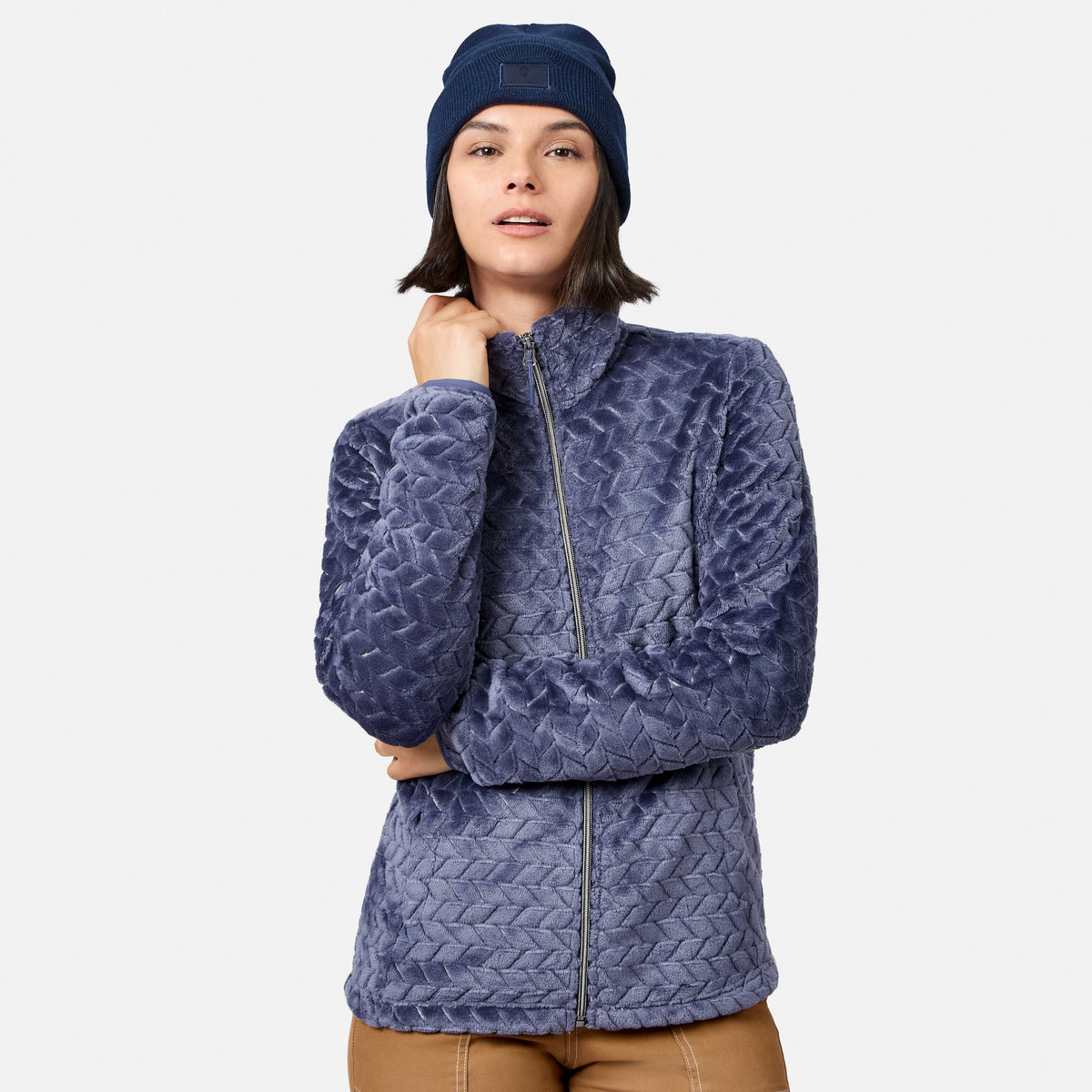 Women's Cable Butter Pile? Jacket