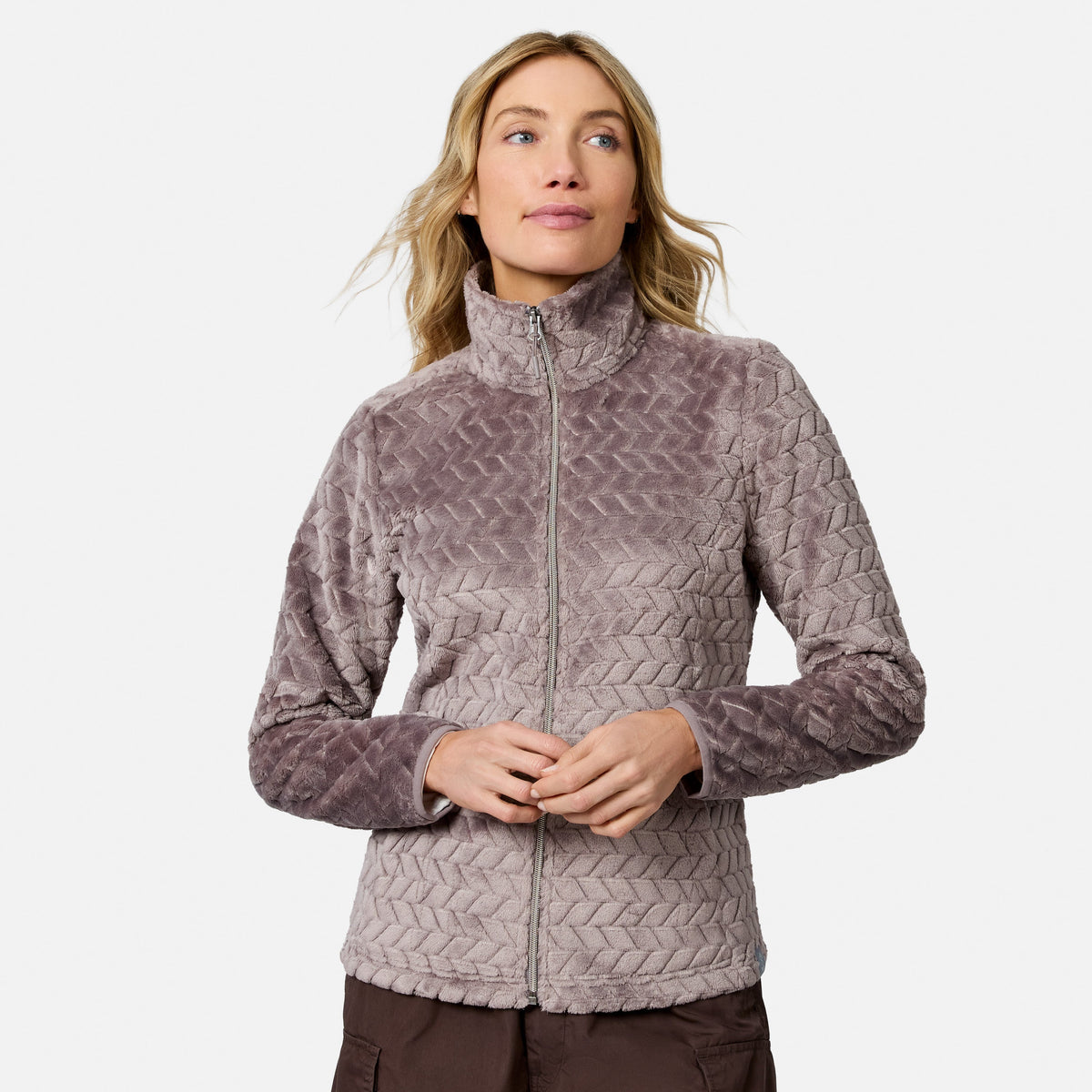 Women's Cable Butter Pile? Jacket
