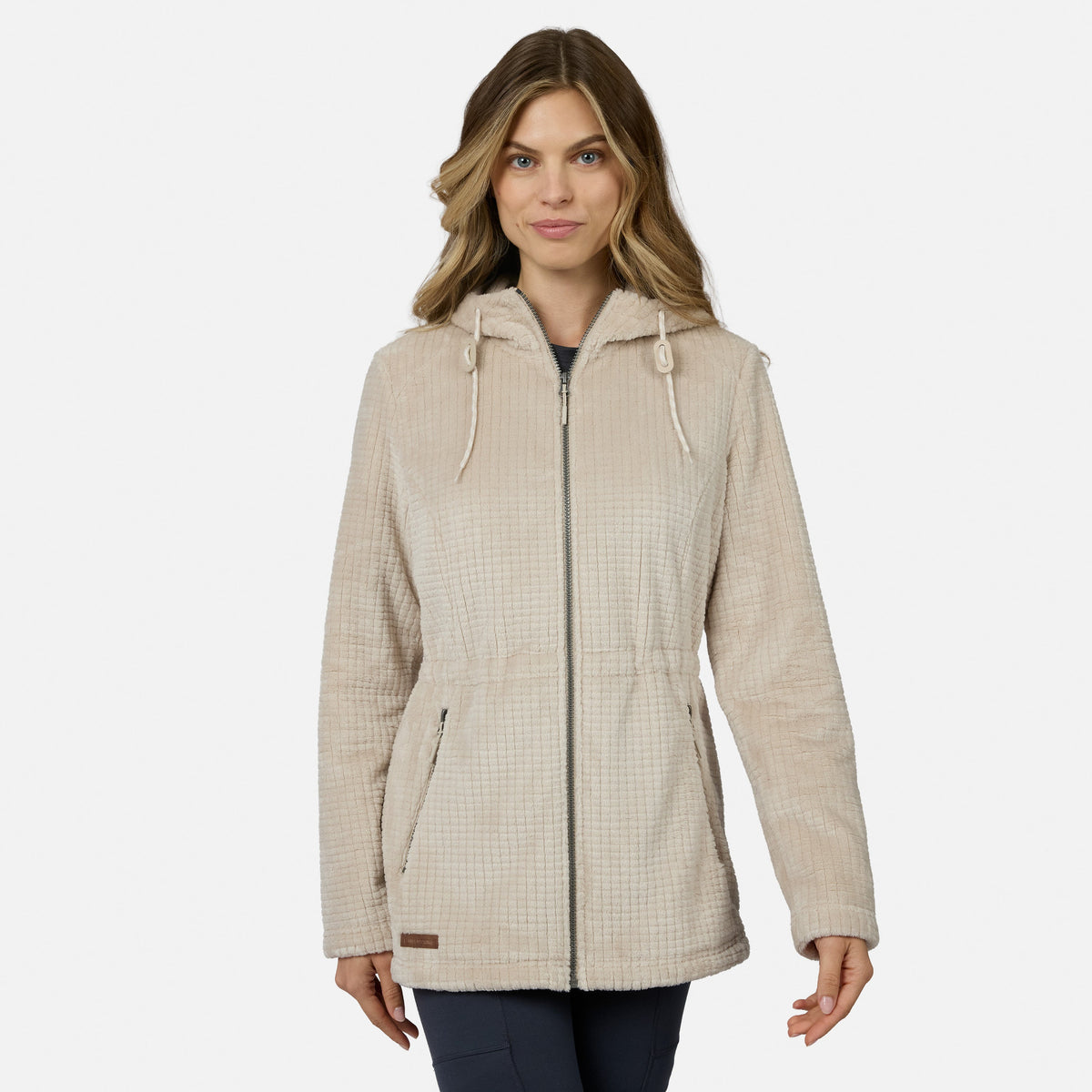 Women's Grid Butter Pile? Anorak Jacket