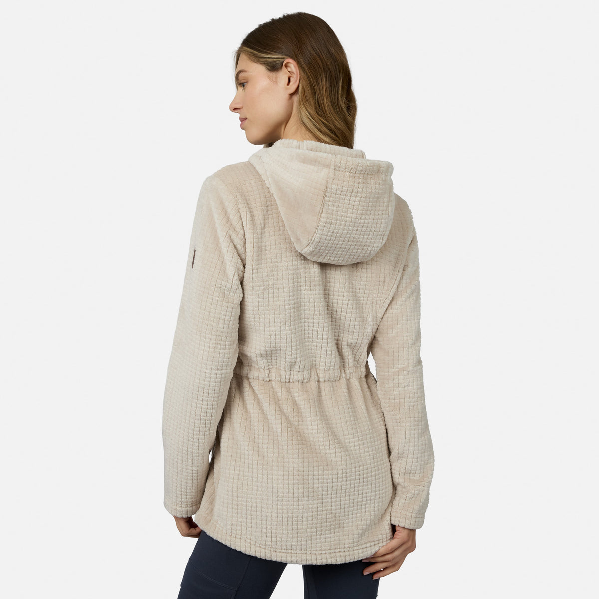 Women's Grid Butter Pile? Anorak Jacket