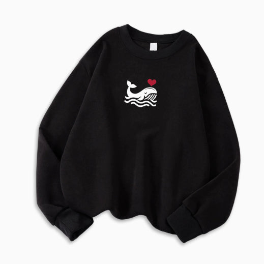 Casual Print Cozy Hoodie Sweatshirt for Fall