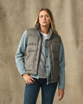 Women's Heritage Cotton Down Vest - Smokey Olive
