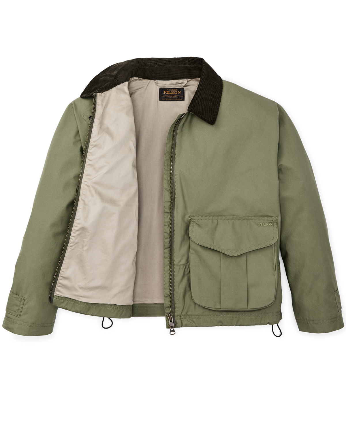 Women's Dry Wax Short Work Jacket - Slate Olive