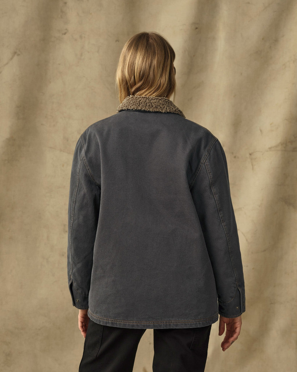 Women's Insulated Denim Outfitter Coat - Black