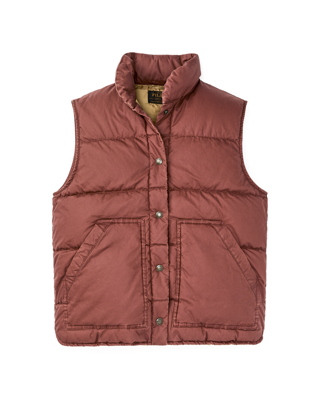 Women's Heritage Cotton Down Vest - Smoked Paprika