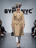 Women's Classic Double-Breasted Trench Coat BYMANYC ? New York CONTEMPORARY VIBRANT MODERN FASHION - New Collection