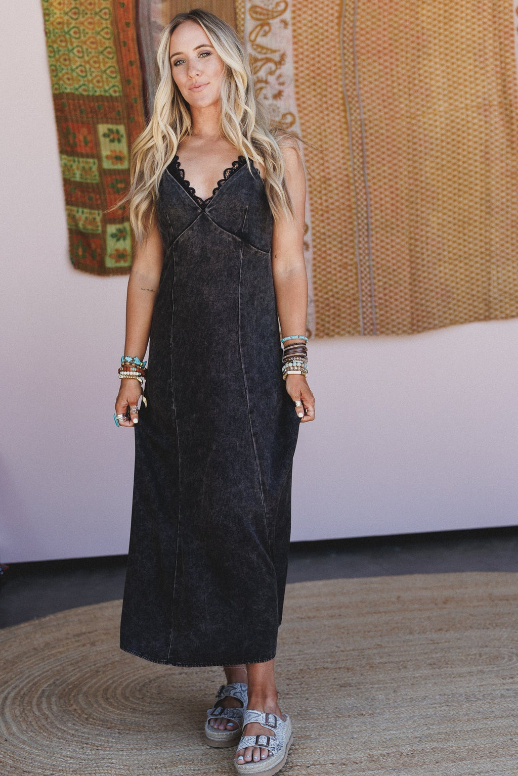 Wild Bay Maxi Dress - Ash Black