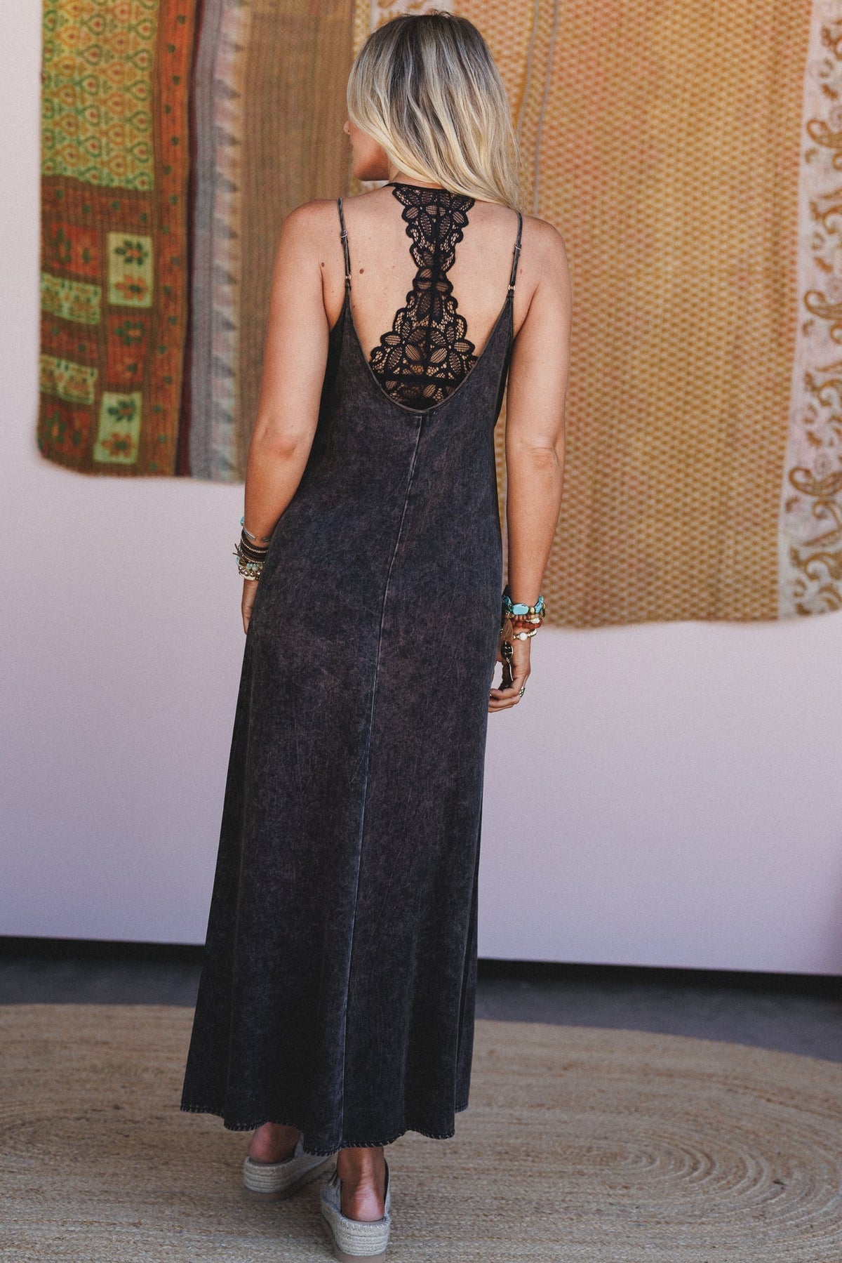 Wild Bay Maxi Dress - Ash Black