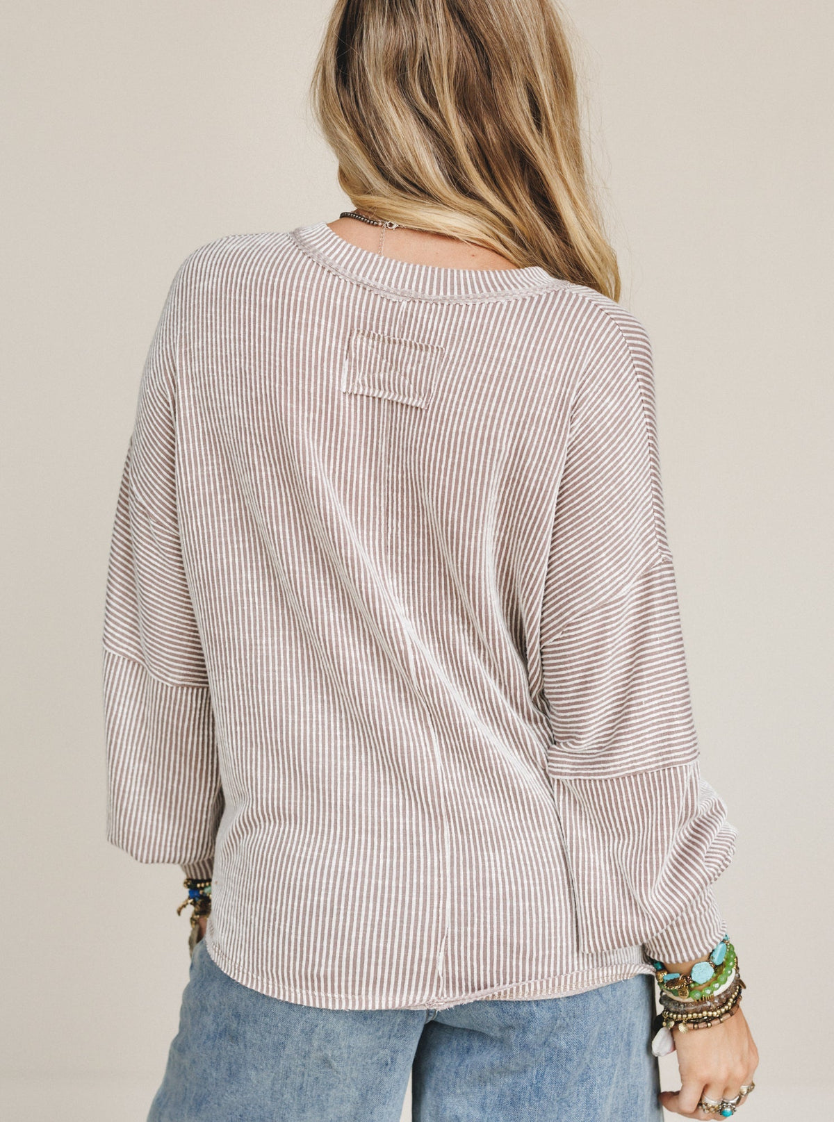 The Nest Only This Long Sleeve Top - Taupe