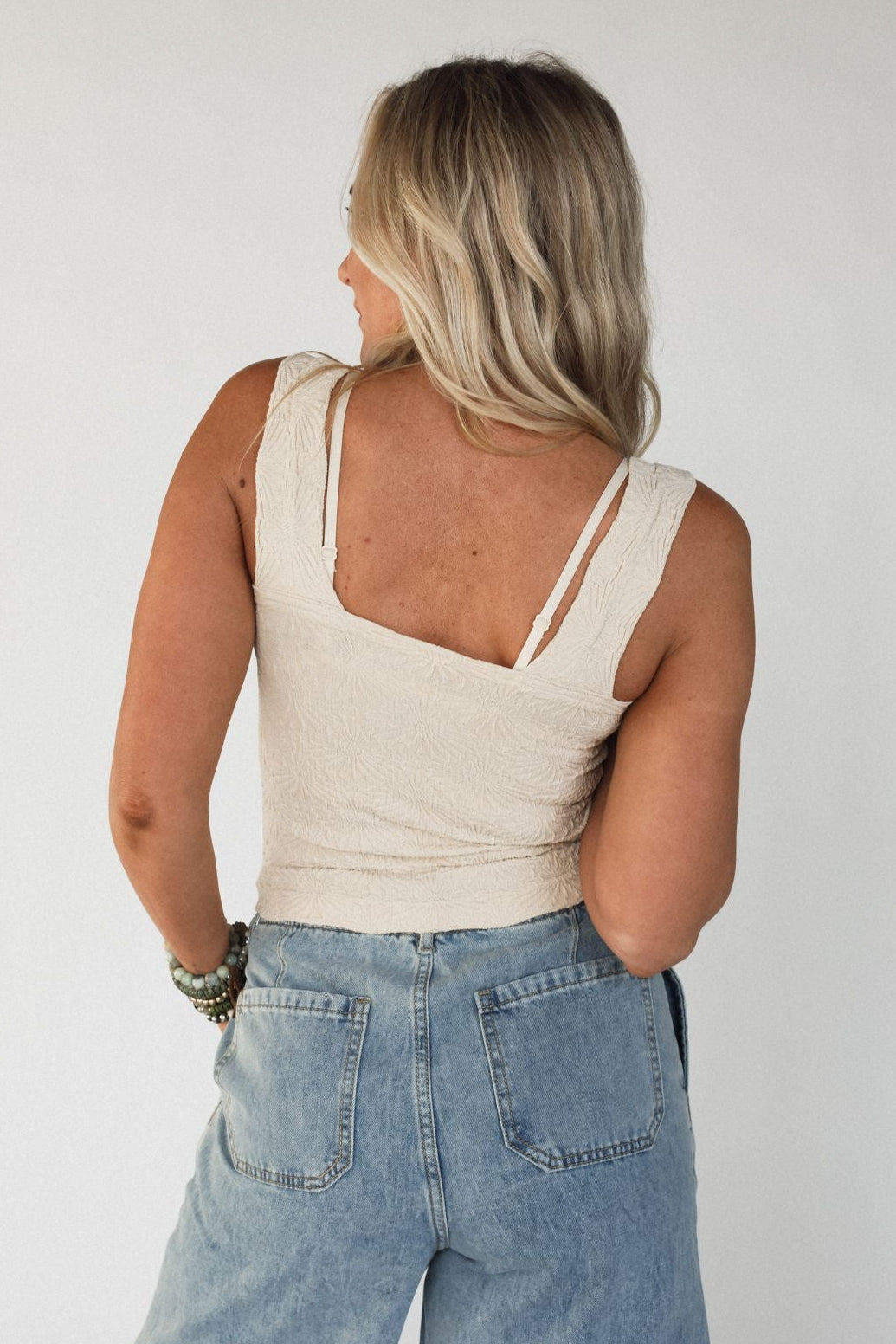 Tidepool Treasures Tank Top - Ivory