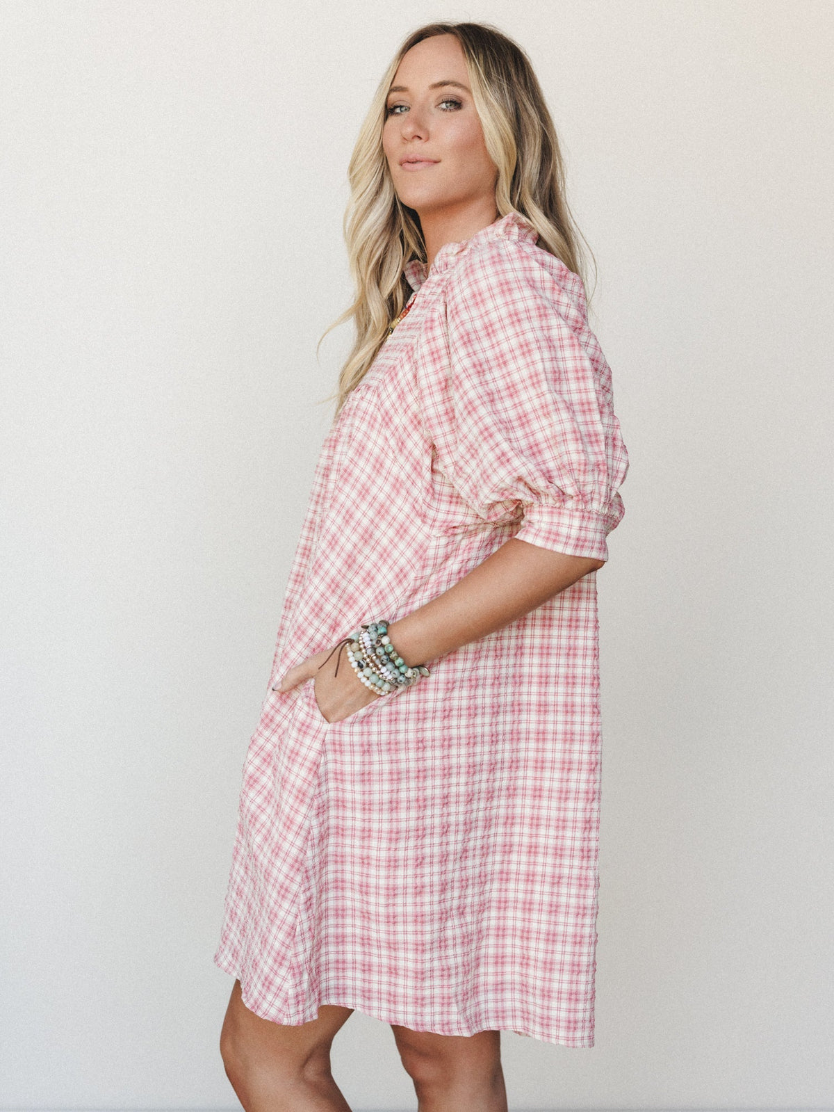 Sunset Willow Dress - Pink