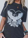 The Nest Soaring Romance Graphic Tee - Pepper