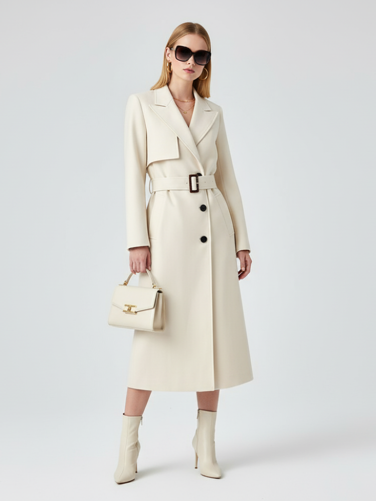 Women's Long Trench Coat FINANCIAL DISTRICT ECO COUTURE BYMANYC ? New York
