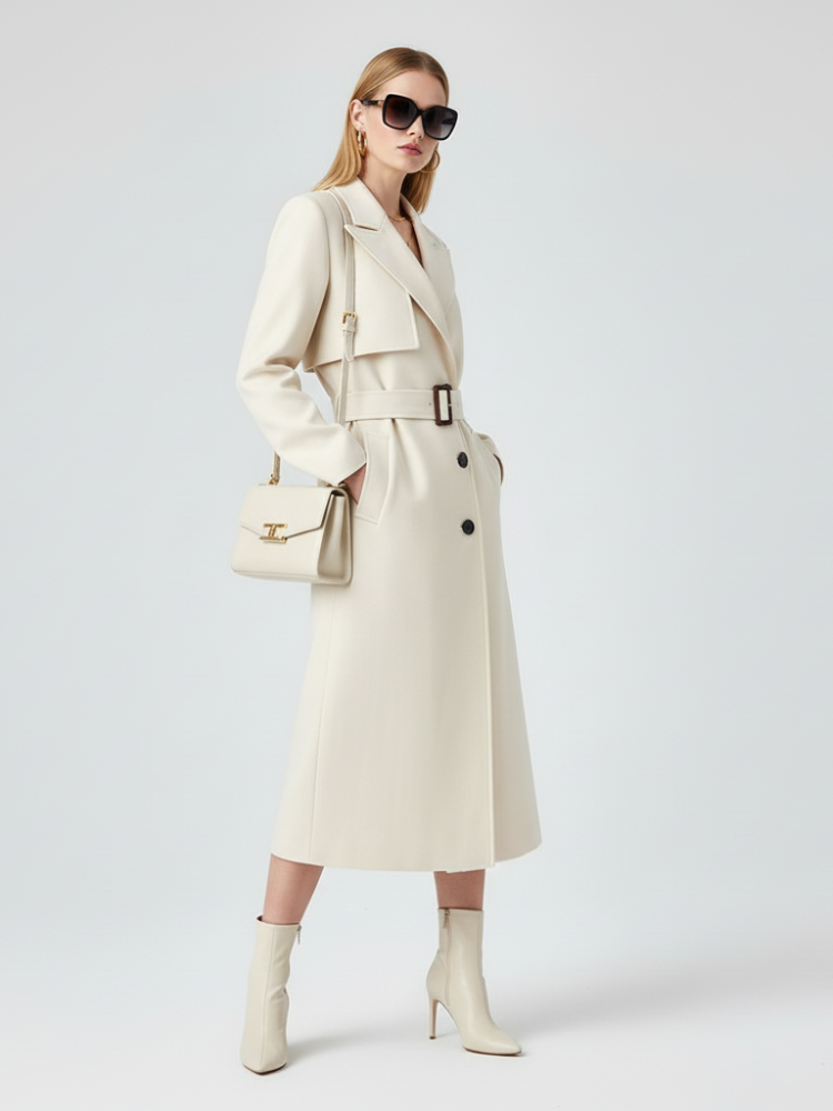 Women's Long Trench Coat FINANCIAL DISTRICT ECO COUTURE BYMANYC ? New York