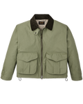 Women's Bronco Filson Embroidered Dry Wax Short Work Jacket - Slate Olive