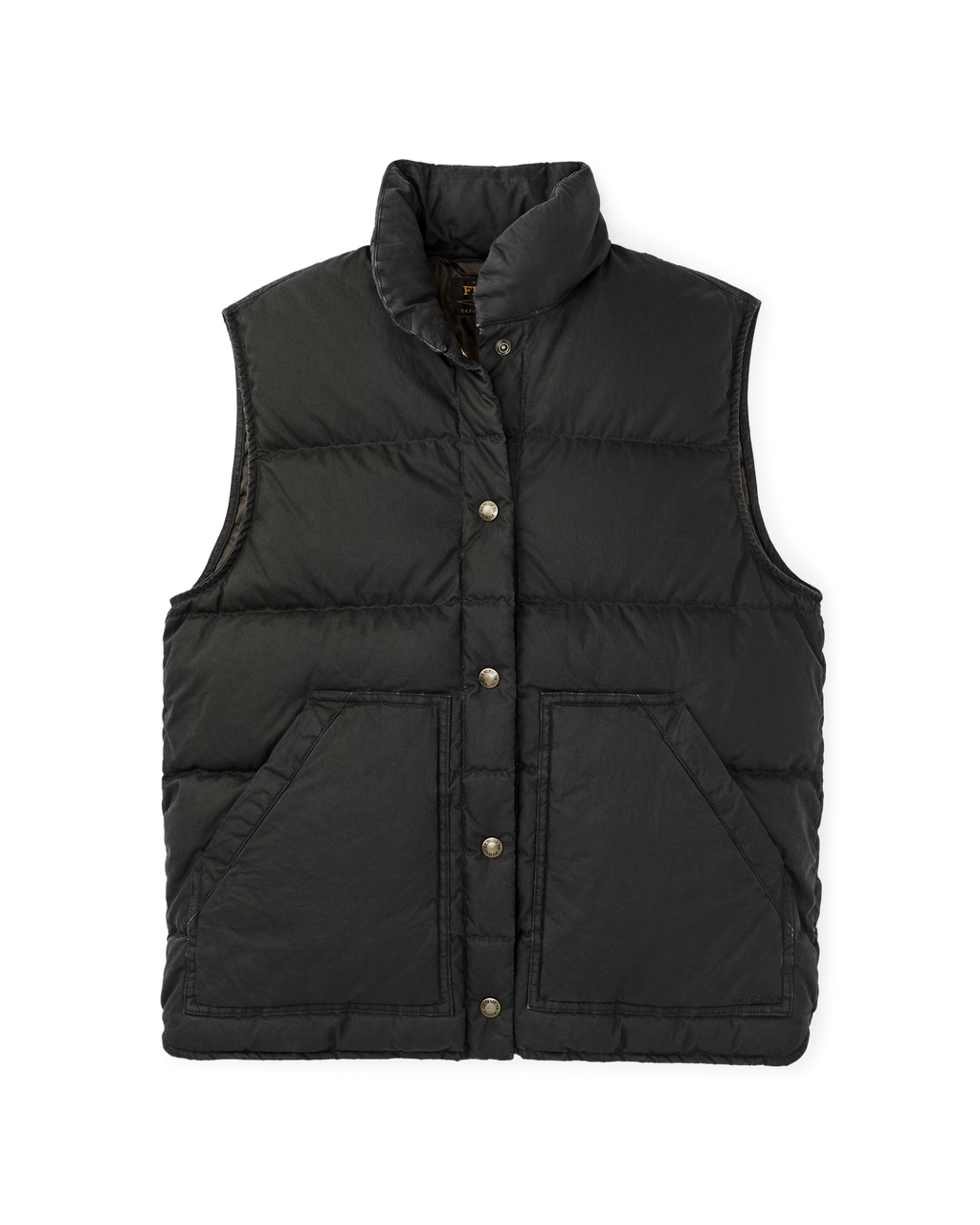 Women's Heritage Cotton Down Vest - Black
