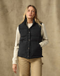Women's Heritage Cotton Down Vest - Black