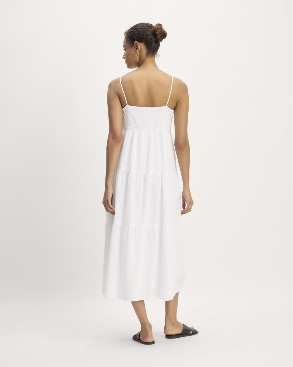 The Gauze Tiered Dress | White