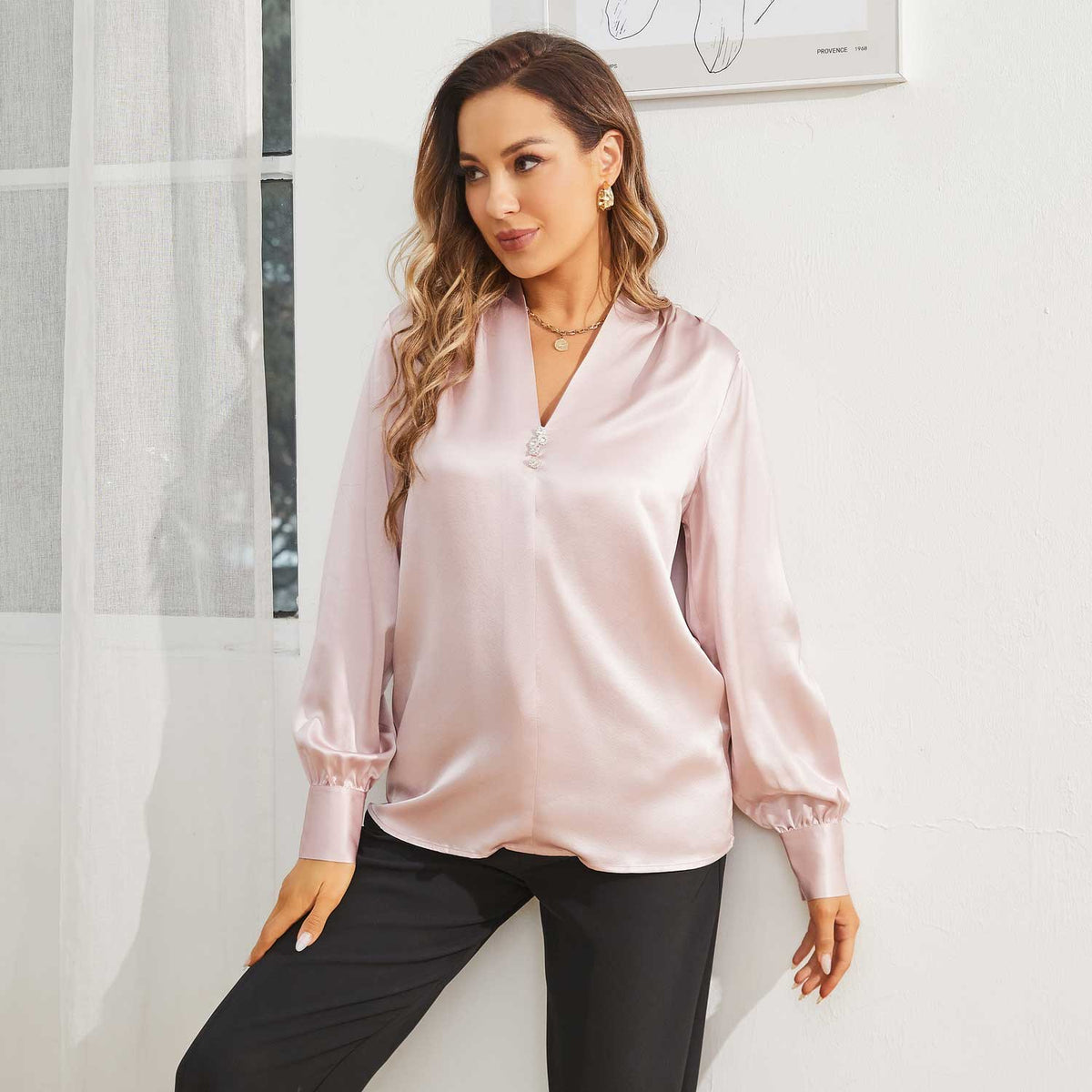 Silk Blouse For Women 100% Mulberry Silk Shirts
